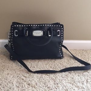 Beautiful black leather Michael Kors purse